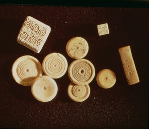 Counters and Dice, Gallo-Roman by Gallo Roman
